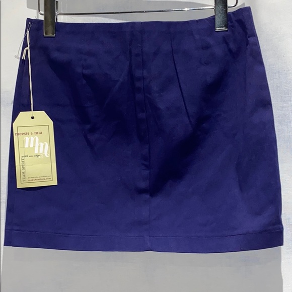 Meesh & Mia Yale mini skirt size S NWT! - Picture 3 of 4